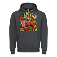 Smoke cinco de mayo truck Zipper Hoodie - LillyAllenDesigns
