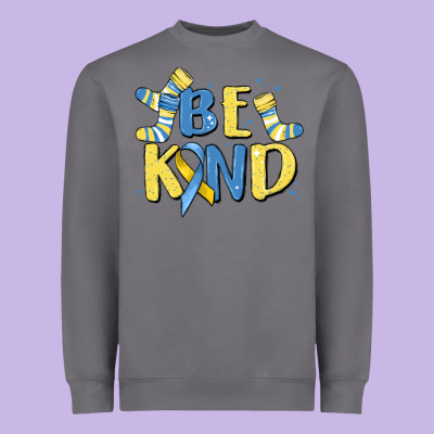 Be Kind Heavyweight Sweatshirt Designed By Maliassmallbusiness