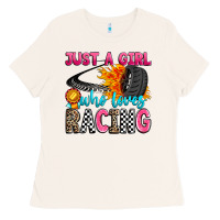 Bone just a girl who loves racing Ladies Tee - Zillion Design Studio