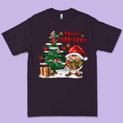 Merry Christmas Gnomes Premium Tee Designed By Fadigitalartstudio