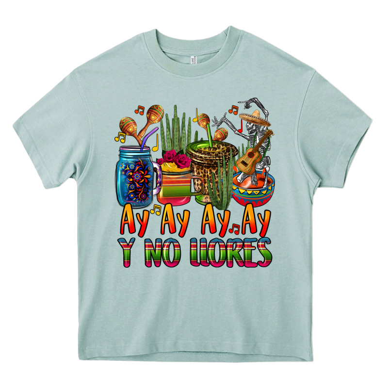 Ay Ay Ay Ay Canta Y No Llores Coffee Cups Heavy Core Tee by CTS Tumbler Store | Teevron