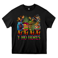 Black ay ay ay ay canta y no llores coffee cups Heavy Core Tee - CTS Tumbler Store
