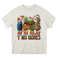 Cream ay ay ay ay canta y no llores coffee cups Heavy Core Tee - CTS Tumbler Store