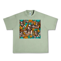 Oil Green Western Pigs Urban Heavy Tee - LillyAllenDesigns
