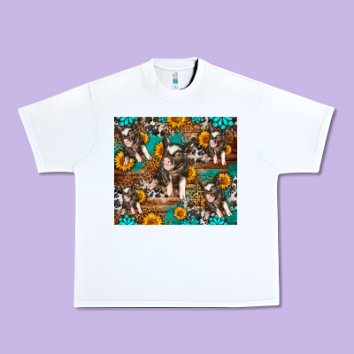 Western Pigs Urban Heavy Tee Designed By Lillyallendesigns