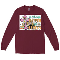 Burgundy a lot can happen in 3 days Long Sleeve Tee - MaliasSmallBusiness