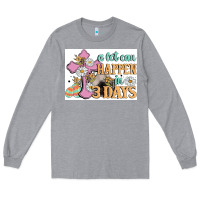 Heather Grey a lot can happen in 3 days Long Sleeve Tee - MaliasSmallBusiness