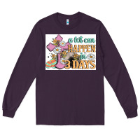 Plum a lot can happen in 3 days Long Sleeve Tee - MaliasSmallBusiness