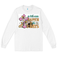 White a lot can happen in 3 days Long Sleeve Tee - MaliasSmallBusiness