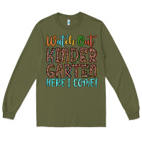 Army Green watch out kindergarten here i come! Long Sleeve Tee - JahusDesignShop