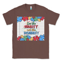 Chestnut see the ability not the disability Classic Tee - MaliasSmallBusiness