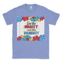 Colony Blue see the ability not the disability Classic Tee - MaliasSmallBusiness