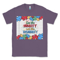 Lavender see the ability not the disability Classic Tee - MaliasSmallBusiness