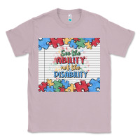 Lilac see the ability not the disability Classic Tee - MaliasSmallBusiness