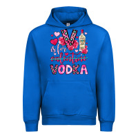 Cobalt v is for vodka Urban Hoodie - OliviaCreatesArt