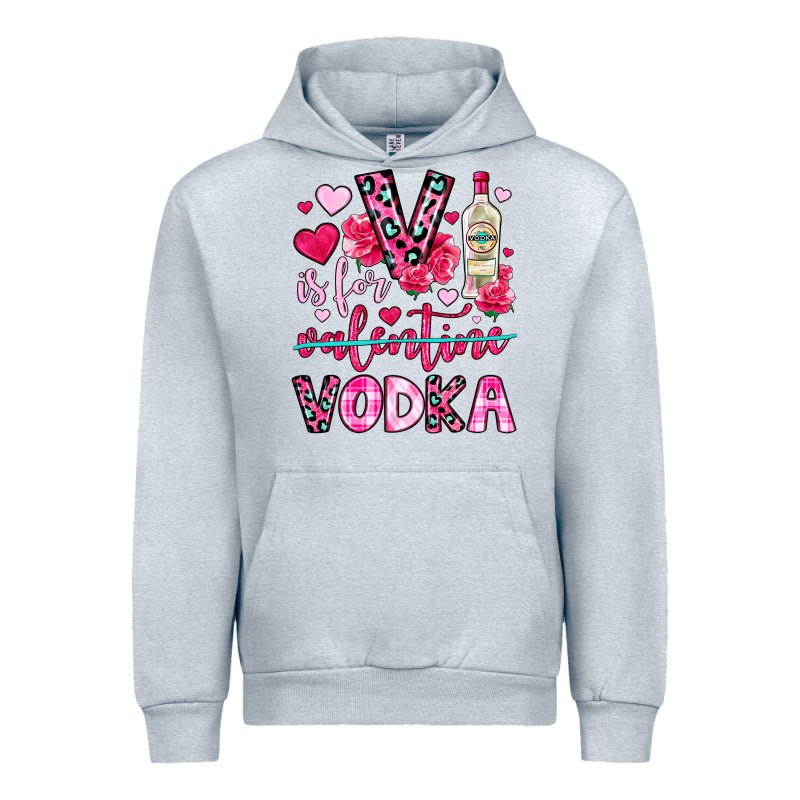 V Is For Vodka Urban Hoodie by OliviaCreatesArt | Teevron
