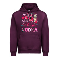 Mauve Wine v is for vodka Urban Hoodie - OliviaCreatesArt