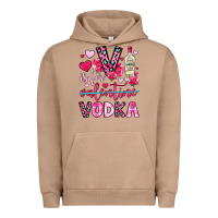 Pigment Burro v is for vodka Urban Hoodie - OliviaCreatesArt