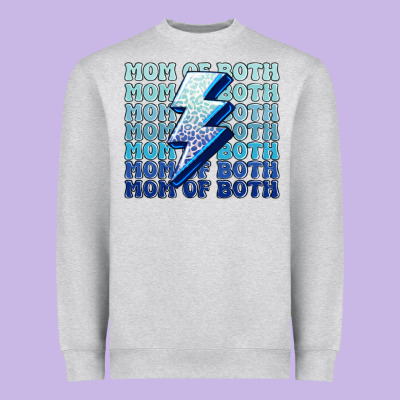 Mom Of Both Boys Heavyweight Sweatshirt Designed By Maliassmallbusiness