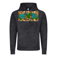 Vintage Black cactus sunflower horseshoe license plate Vintage Hoodie - Artiststas