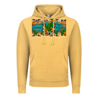 Vintage Mustard cactus sunflower horseshoe license plate Vintage Hoodie - Artiststas