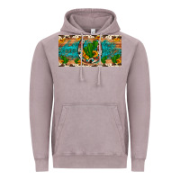 Vintage Zinc cactus sunflower horseshoe license plate Vintage Hoodie - Artiststas
