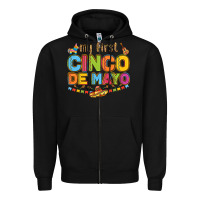 Black my first cinco de mayo Zipper Hoodie - LillyAllenDesigns