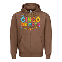 Chestnut my first cinco de mayo Zipper Hoodie - LillyAllenDesigns