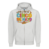 Dove Grey my first cinco de mayo Zipper Hoodie - LillyAllenDesigns