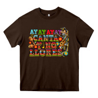 Chocolate Brown ay ay ay canta y no llores Heavy Core Tee - CTS Tumbler Store