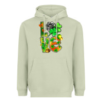 Matcha st.patrick love with clover Heavyweight Hoodie - NancyCooperArtShop