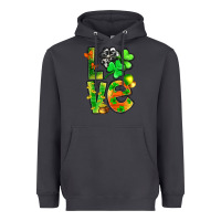 Smoke st.patrick love with clover Heavyweight Hoodie - NancyCooperArtShop