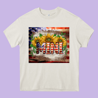 Patriotic Mini  Tumbler Heavy Core Tee Designed By Barkaloodesign