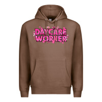 Chestnut Breast Cancer Daycare Worker Premium Hoodie - texasbilliewilder