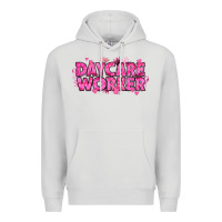 Dove Grey Breast Cancer Daycare Worker Premium Hoodie - texasbilliewilder