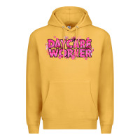 Mustard Breast Cancer Daycare Worker Premium Hoodie - texasbilliewilder