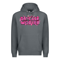 Rock Breast Cancer Daycare Worker Premium Hoodie - texasbilliewilder