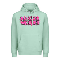 Seafoam Breast Cancer Daycare Worker Premium Hoodie - texasbilliewilder