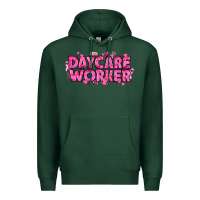 Sports Green Breast Cancer Daycare Worker Premium Hoodie - texasbilliewilder