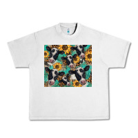 Lunar Rock western leopard sunflower black and white  cow Urban Heavy Tee - BarkalooDesign