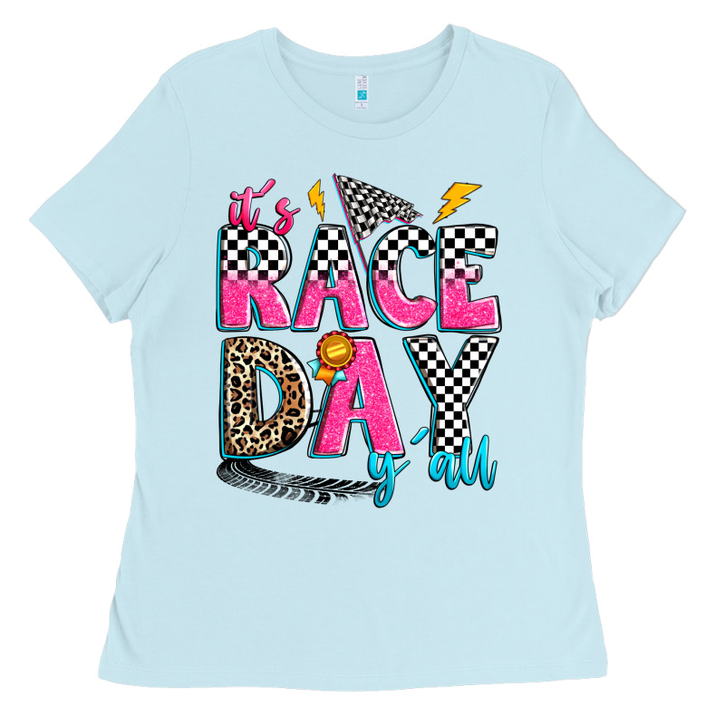 It's Race Day Y'all Ladies Tee by Zillion Design Studio | Teevron