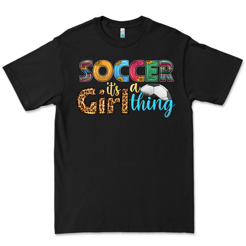 Soccer It's A Girl Thing Premium Tee by HRA Design Shop | Teevron