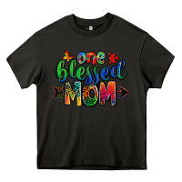 Asphalt one blessed mom autism Heavy Core Tee - Zillion Design Studio