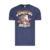 Vintage Denim American magic Vintage Tee - NancyCooperArtShop