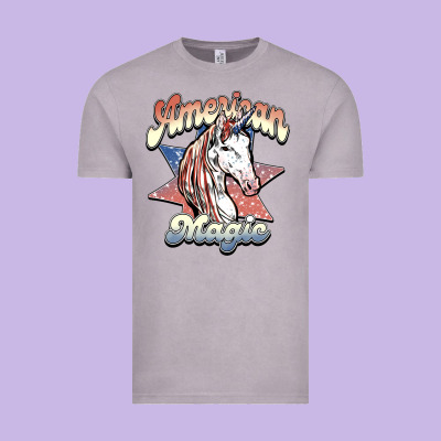 American Magic Vintage Tee Designed By Nancycooperartshop
