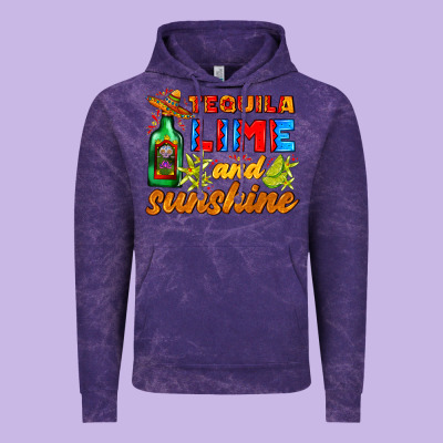 Tequila Lime And Sunshine Vintage Hoodie Designed By Adodesignshop