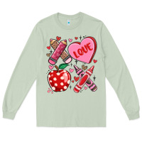Matcha valentine xoxo teacher Long Sleeve Tee - MaliasSmallBusiness