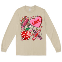 Mushroom valentine xoxo teacher Long Sleeve Tee - MaliasSmallBusiness