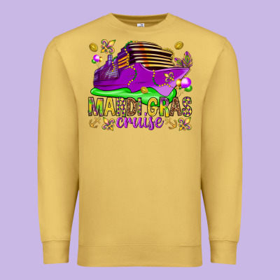 Mardi Gras Cruise Premium Sweatshirt Designed By Nancycooperartshop