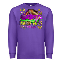 Purple Mardi Gras cruise Premium Sweatshirt - NancyCooperArtShop